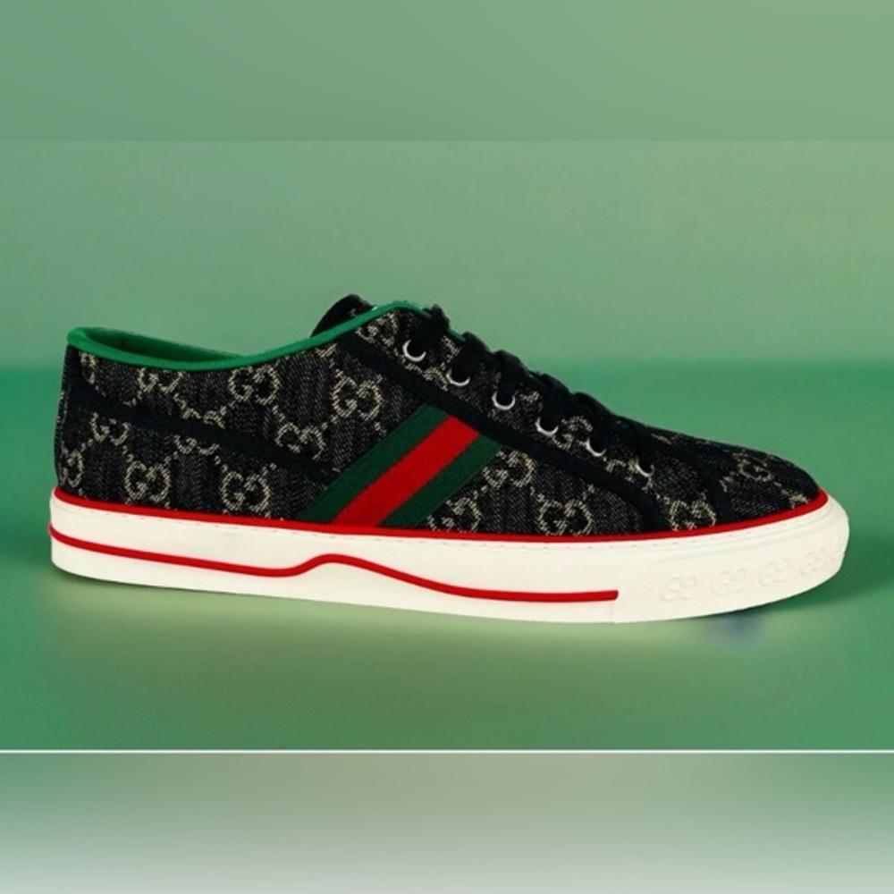 Gucci Tennis 1977 GG Supreme Jacquard Sylvie Sneakers G 14.5 - US 15 - EU 48.5